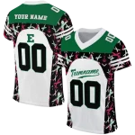 customized eastern michigan eagles brushstroke xs white black jersey best selling