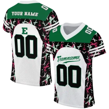 customized eastern michigan eagles brushstroke xs white black jersey best selling