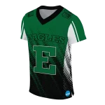 customized eastern michigan eagles halftone flow green black jersey best selling