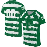 customized eastern michigan eagles layered grids green jersey best selling
