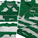 customized eastern michigan eagles layered grids green jersey best selling
