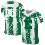 customized eastern michigan eagles rugged stripes green jersey best selling