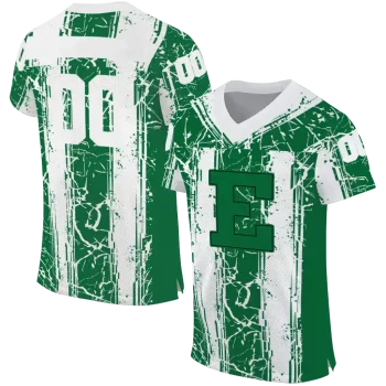 customized eastern michigan eagles rugged stripes green jersey best selling