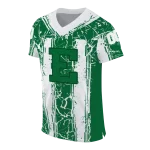 customized eastern michigan eagles rugged stripes green jersey best selling