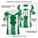 customized eastern michigan eagles rugged stripes green jersey best selling