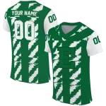 customized eastern michigan eagles stripe block green jersey best selling