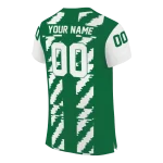 customized eastern michigan eagles stripe block green jersey best selling