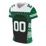 customized eastern michigan eagles tire arrows green black white jersey best selling
