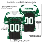 customized eastern michigan eagles tire arrows green black white jersey best selling