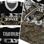 customized florida atlantic owls antler skull camouflage hunting jersey best selling