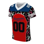 customized florida atlantic owls brushstroke xs red black jersey best selling