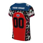 customized florida atlantic owls brushstroke xs red black jersey best selling