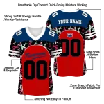 customized florida atlantic owls brushstroke xs red black jersey best selling