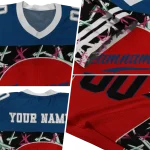 customized florida atlantic owls brushstroke xs red black jersey best selling