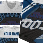 customized florida atlantic owls tire arrows blue black white jersey best selling