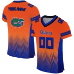 customized florida gators halftone sweep orange black jersey best selling