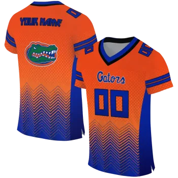 customized florida gators halftone sweep orange black jersey best selling
