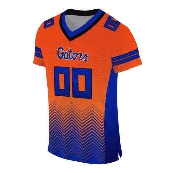 customized florida gators halftone sweep orange black jersey fashion forward