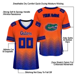 customized florida gators halftone sweep orange black jersey best selling