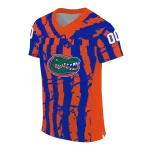 customized florida gators stripe splatter blue jersey best selling