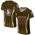 customized florida state seminoles dynamic dots gold jersey best selling