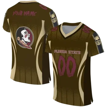 customized florida state seminoles dynamic dots gold jersey best selling
