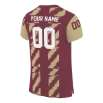 customized florida state seminoles stripe block garnet jersey best selling