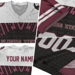customized florida state seminoles tire arrows garnet black white jersey best selling