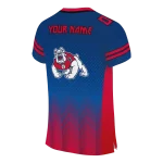 customized fresno state bulldogs halftone sweep blue black jersey best selling