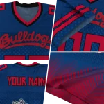 customized fresno state bulldogs halftone sweep blue black jersey best selling