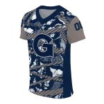 customized georgetown hoyas camo shatter blue jersey best selling