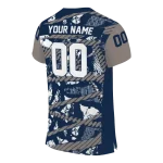customized georgetown hoyas camo shatter blue jersey best selling