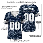 customized georgetown hoyas camouflage abstract blue jersey best selling