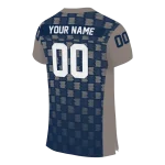 customized georgetown hoyas stacked rectangle blue jersey best selling