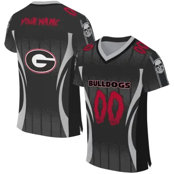 customized georgia bulldogs dynamic dots black jersey best selling