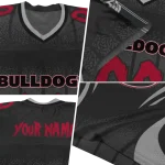 customized georgia bulldogs dynamic dots black jersey best selling
