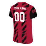 customized georgia bulldogs stripe block red jersey best selling