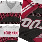 customized georgia bulldogs tire arrows red black white jersey best selling