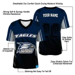 customized georgia southern eagles halftone flow blue black jersey best selling