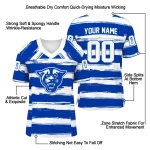 customized georgia state panthers art stripe blue jersey best selling