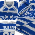 customized georgia state panthers art stripe blue jersey best selling
