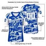 customized georgia state panthers camo shatter blue jersey best selling