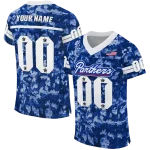 customized georgia state panthers camouflage abstract blue jersey best selling