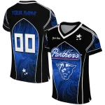 customized georgia state panthers halftone slant blue black jersey best selling