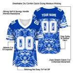 customized georgia state panthers mirrored pattern blue jersey best selling