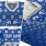 customized georgia state panthers stacked rectangle blue jersey best selling