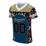 customized georgia tech yellow jackets brushstroke xs blue black jersey best selling