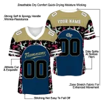 customized georgia tech yellow jackets brushstroke xs blue black jersey best selling