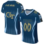 customized georgia tech yellow jackets dynamic dots blue jersey best selling