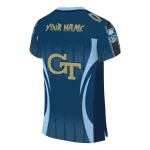 customized georgia tech yellow jackets dynamic dots blue jersey best selling